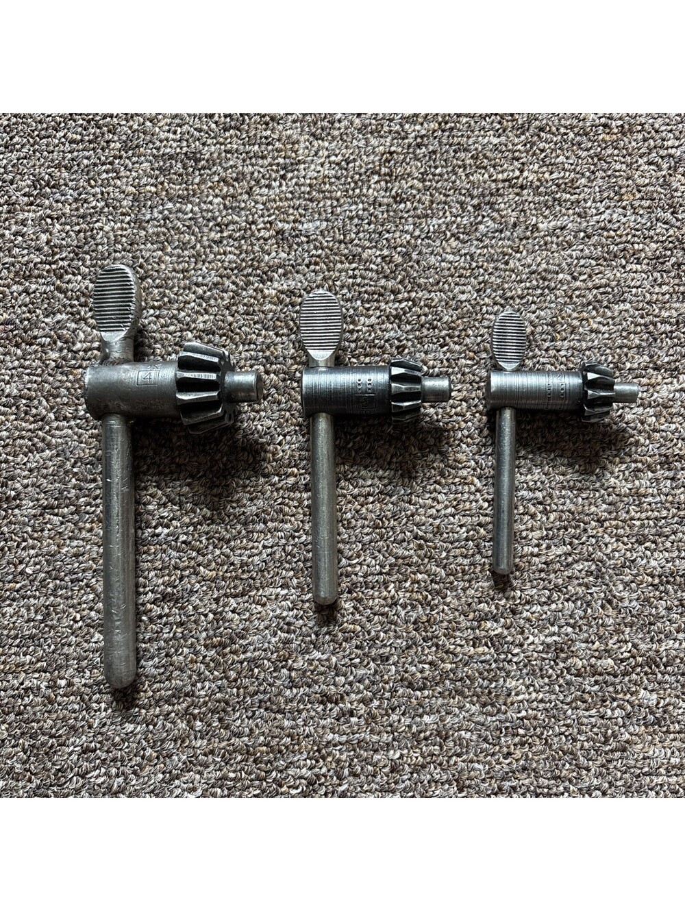 Original Jacobs Brand Chuck Key Lot of 3 K4 - K8 - K32